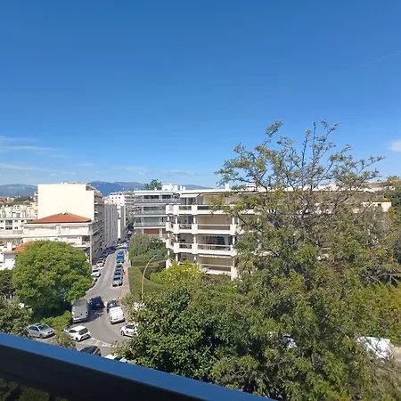 Apartmán Juan Les Pins Tanit Le Gebal Climatise Vue Sur Piscine *