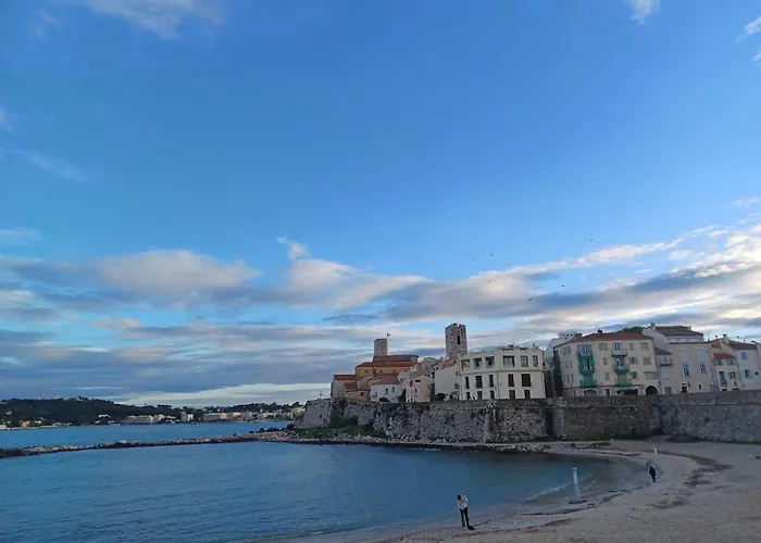 Juan Les Pins Tanit Le Gebal Climatise Vue Sur Piscine شقة أنتيب