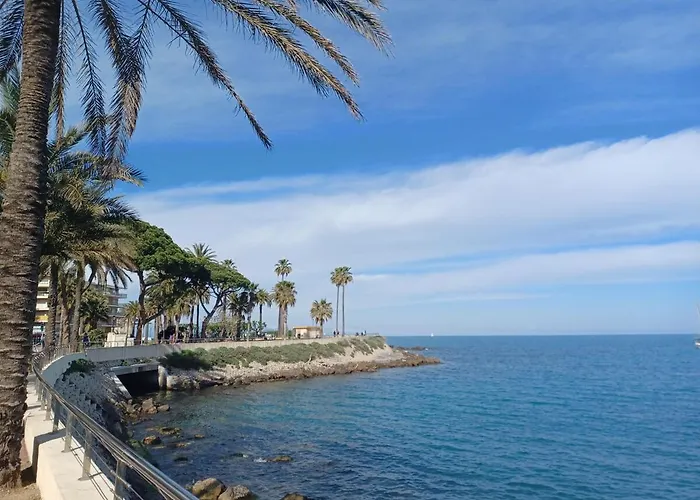 Juan Les Pins Tanit Le Gebal Climatise Vue Sur Piscine *